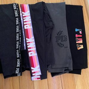 EUC VICTORIA SECRET PINK YOGA LEGGINGS, SIZE SMALL
